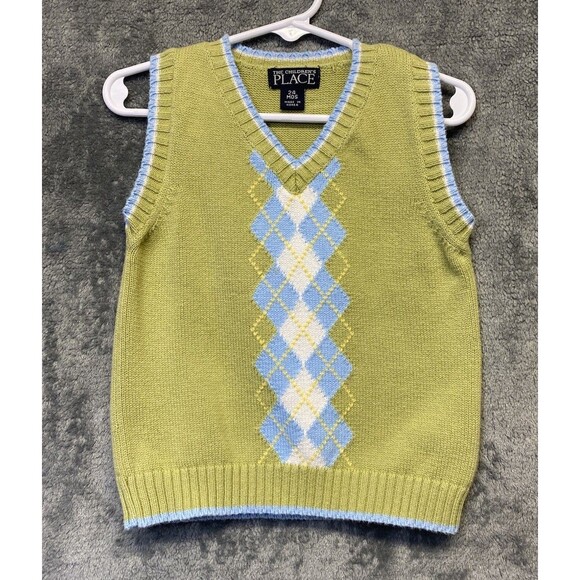 The Children's Place Other - Children’s Place Toddler Boys Multicolored V-neck Sweater Vest Size 24 Months